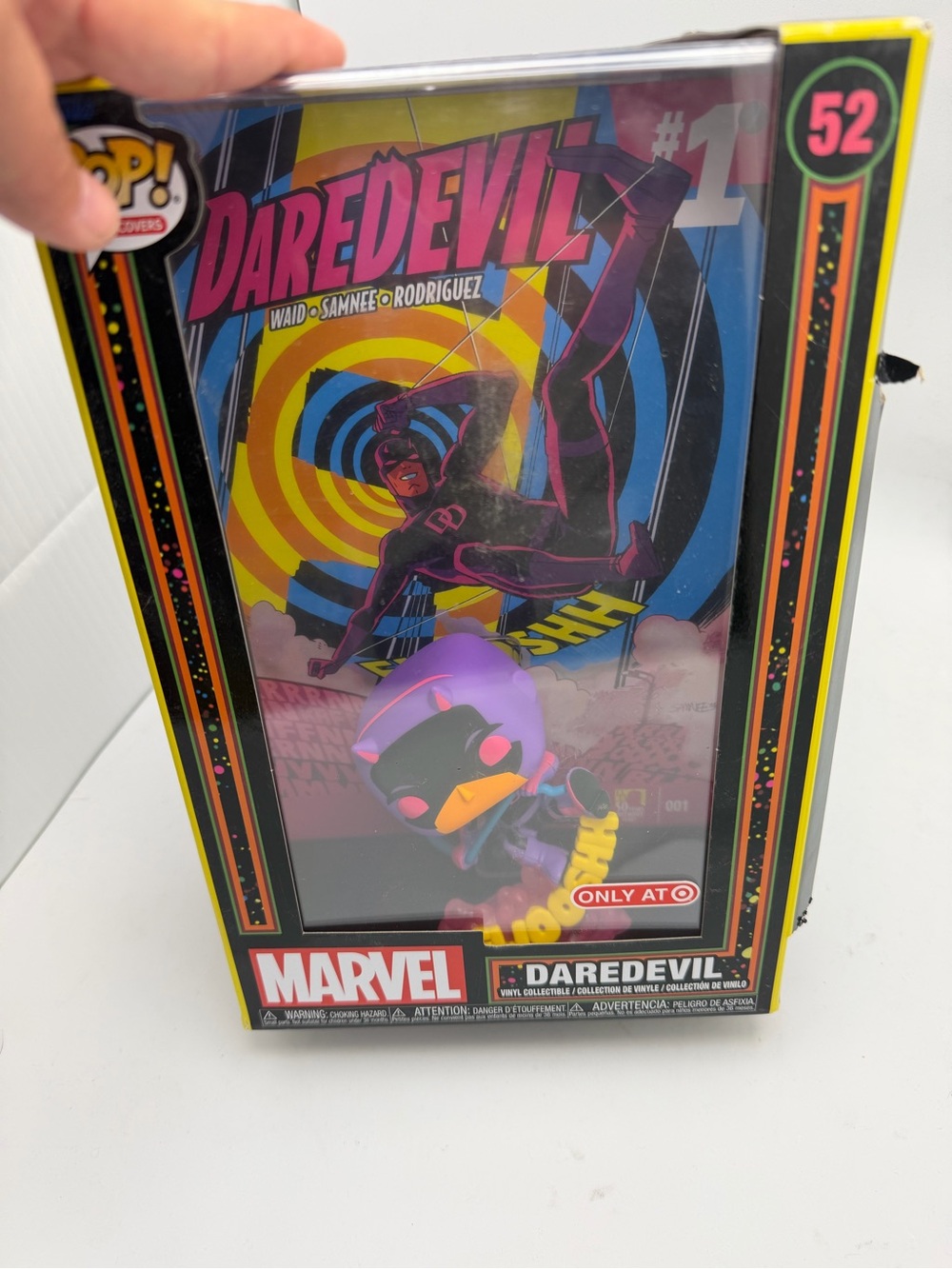 Marvel Daredevil Vinyl Pop! Figure - Purple, Yellow, Black